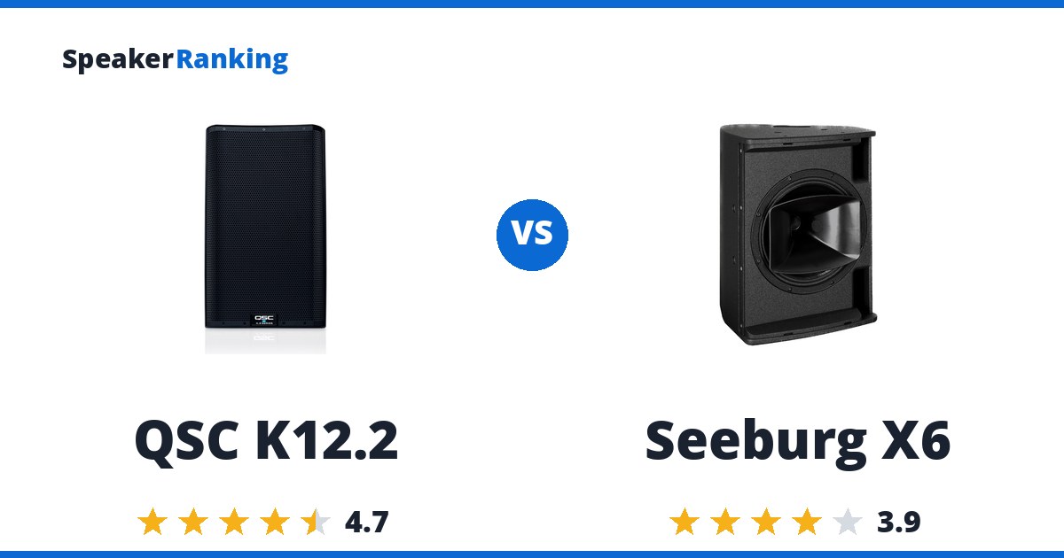 QSC K12.2 vs Seeburg X6