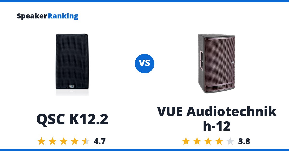 QSC K12.2 vs VUE Audiotechnik h-12