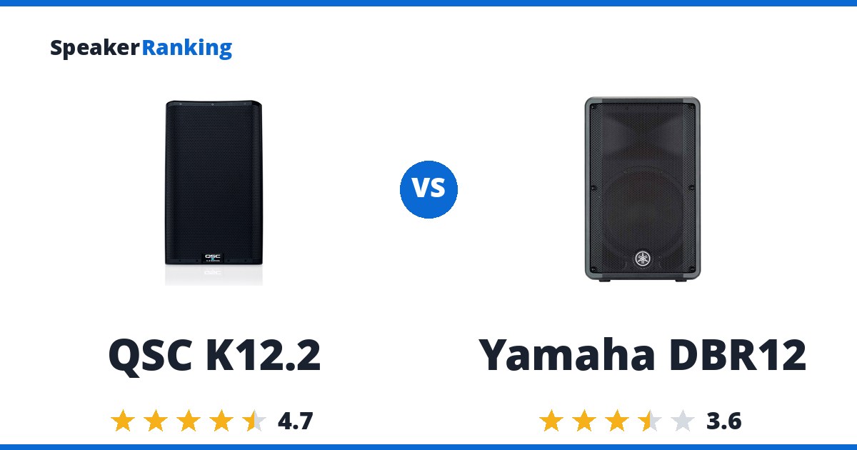 QSC K12.2 vs Yamaha DBR12