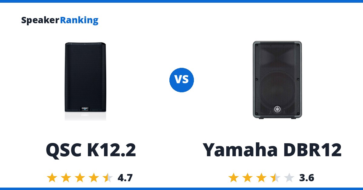 QSC K12.2 vs Yamaha DBR12
