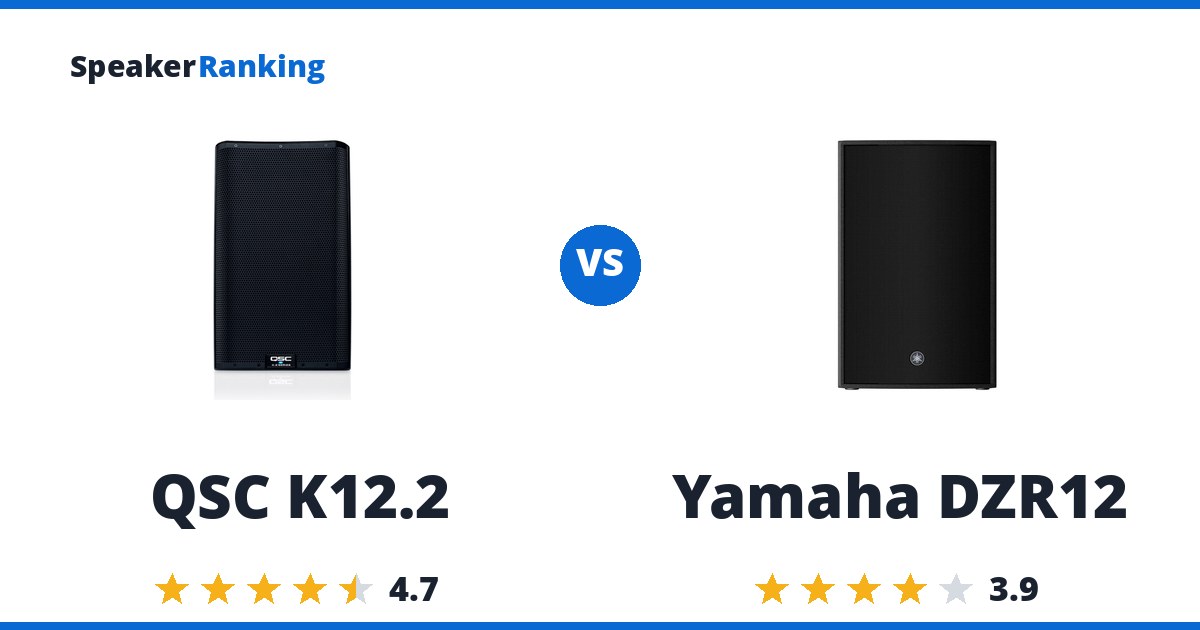 QSC K12.2 vs Yamaha DZR12