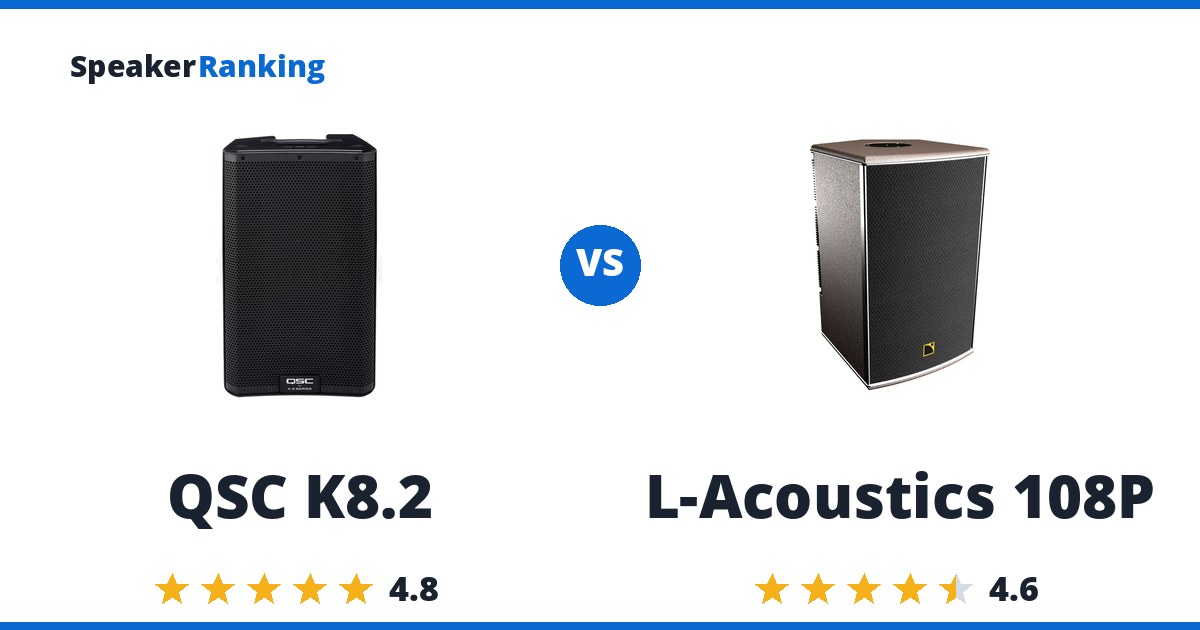 QSC K8.2 vs L-Acoustics 108P
