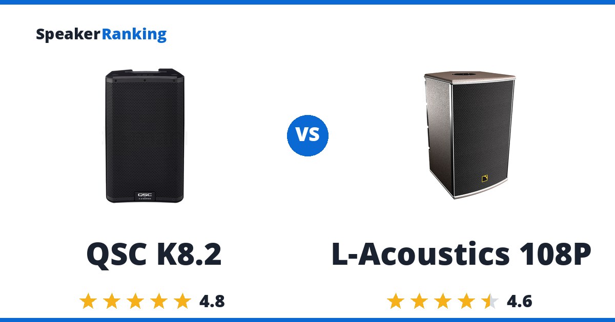 QSC K8.2 vs L-Acoustics 108P