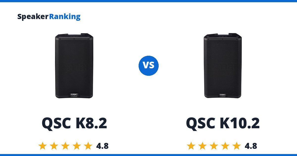 QSC K8.2 vs QSC K10.2