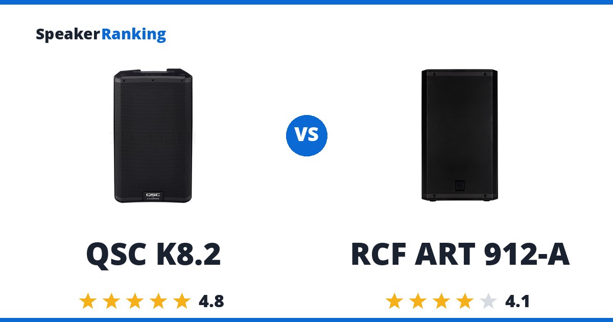 QSC K8.2 vs RCF ART 912-A