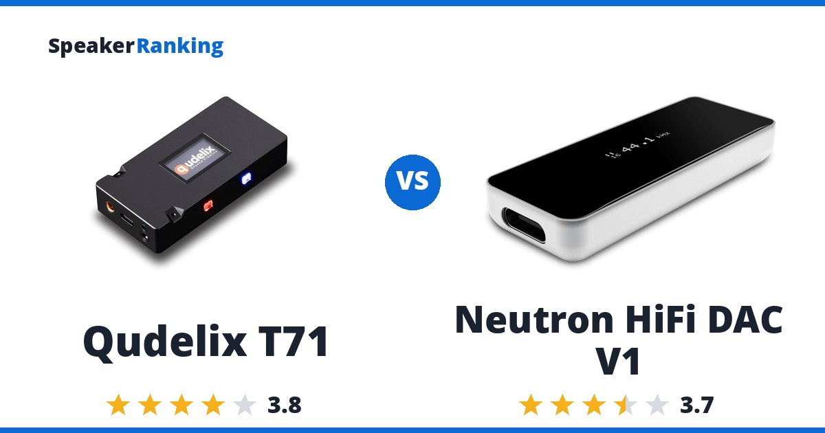 Qudelix T71 vs Neutron HiFi DAC V1