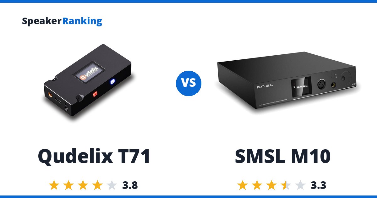 Qudelix T71 vs SMSL M10