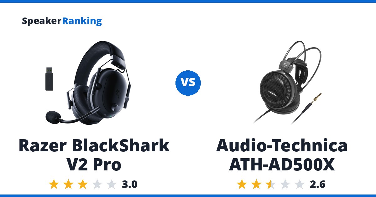 Razer BlackShark V2 Pro vs Audio-Technica ATH-AD500X