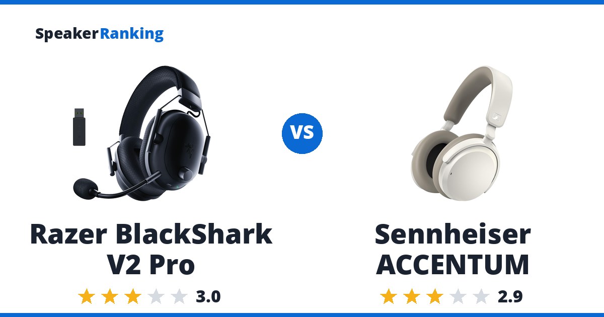 Razer BlackShark V2 Pro vs Sennheiser ACCENTUM