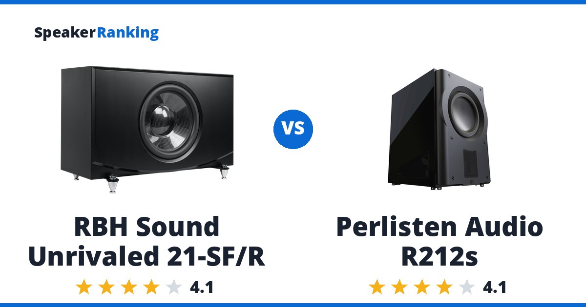 RBH Sound Unrivaled 21-SF/R vs Perlisten Audio R212s