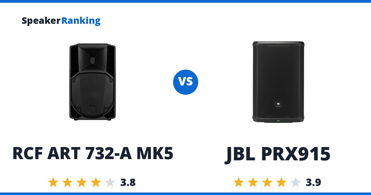 RCF ART 732-A MK5 vs JBL PRX915