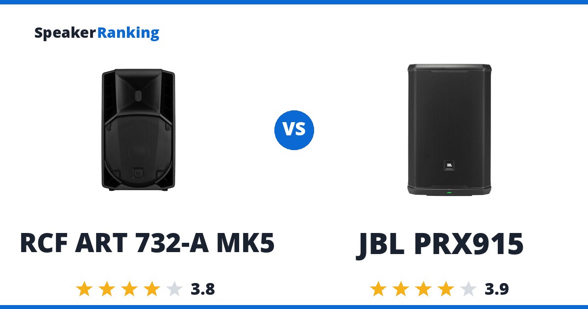 RCF ART 732-A MK5 vs JBL PRX915