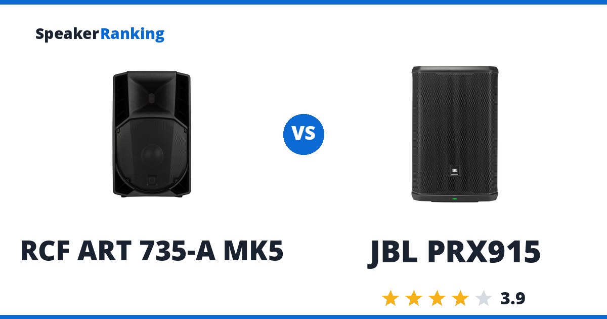 RCF ART 735-A MK5 vs JBL PRX915