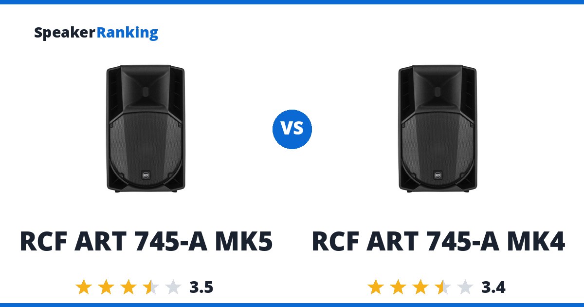 RCF ART 745-A MK5 vs RCF ART 745-A MK4