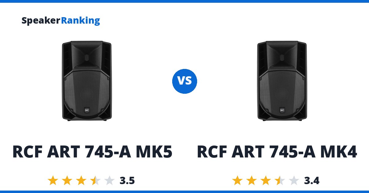 RCF ART 745-A MK5 vs RCF ART 745-A MK4