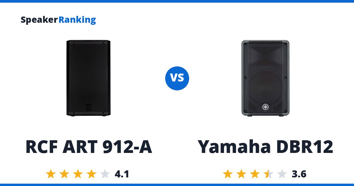 RCF ART 912-A vs Yamaha DBR12