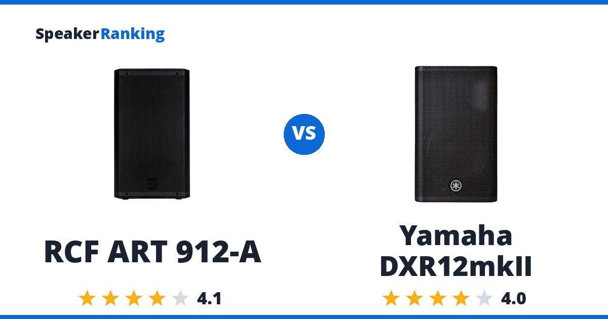 RCF ART 912-A vs Yamaha DXR12mkII