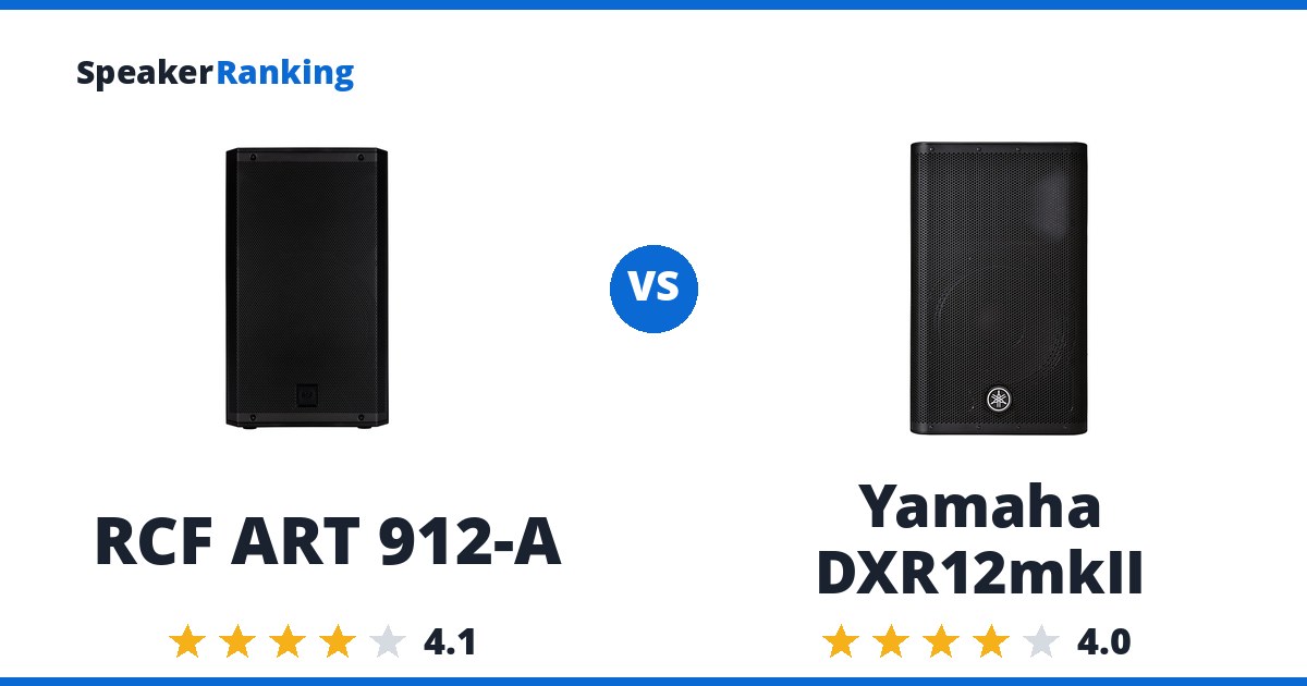 RCF ART 912-A vs Yamaha DXR12mkII