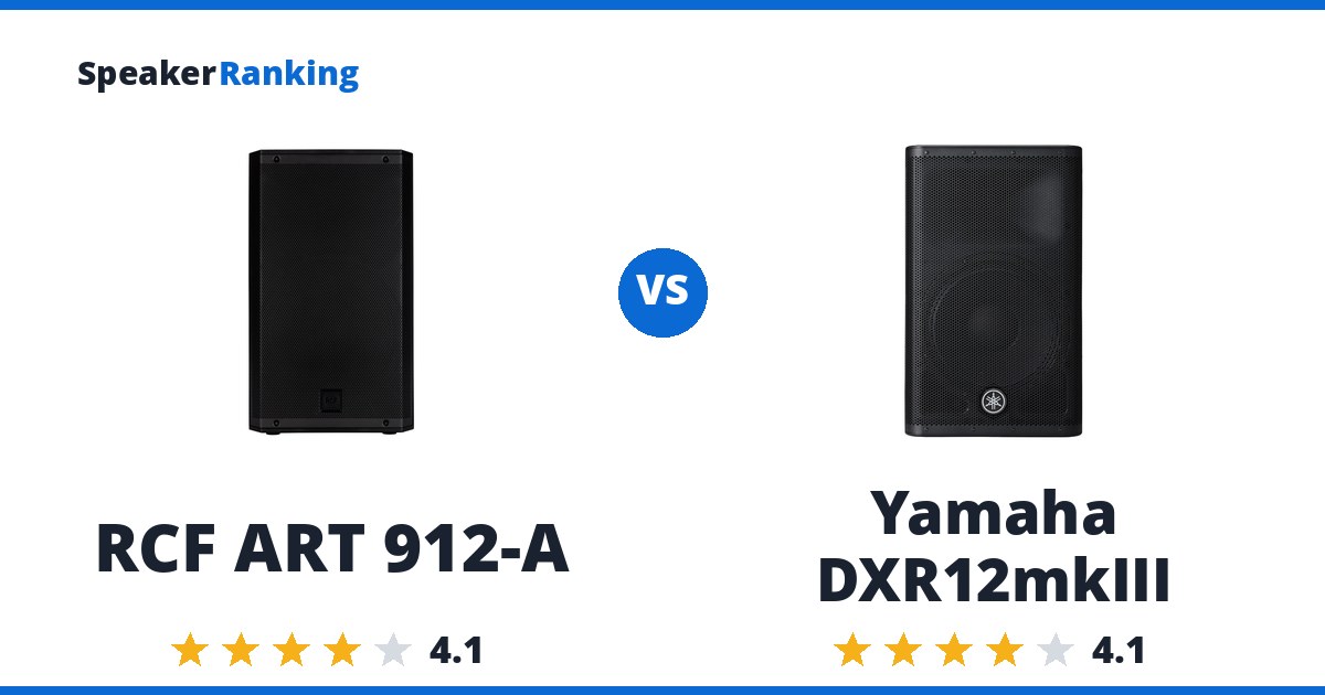 RCF ART 912-A vs Yamaha DXR12mkIII