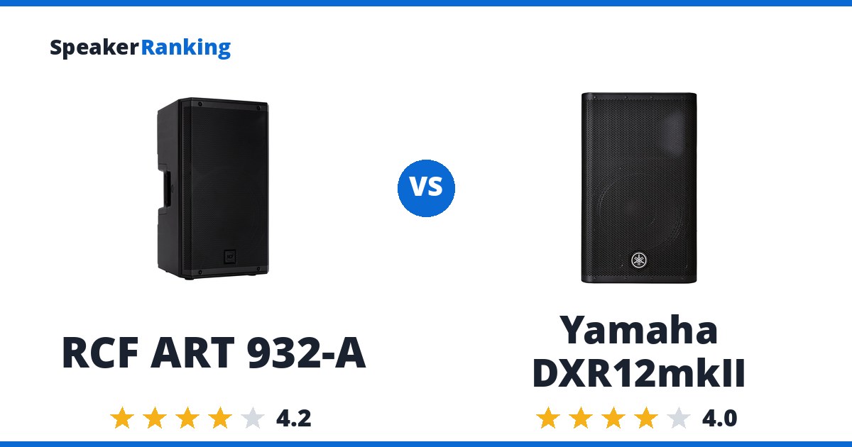 RCF ART 932-A vs Yamaha DXR12mkII