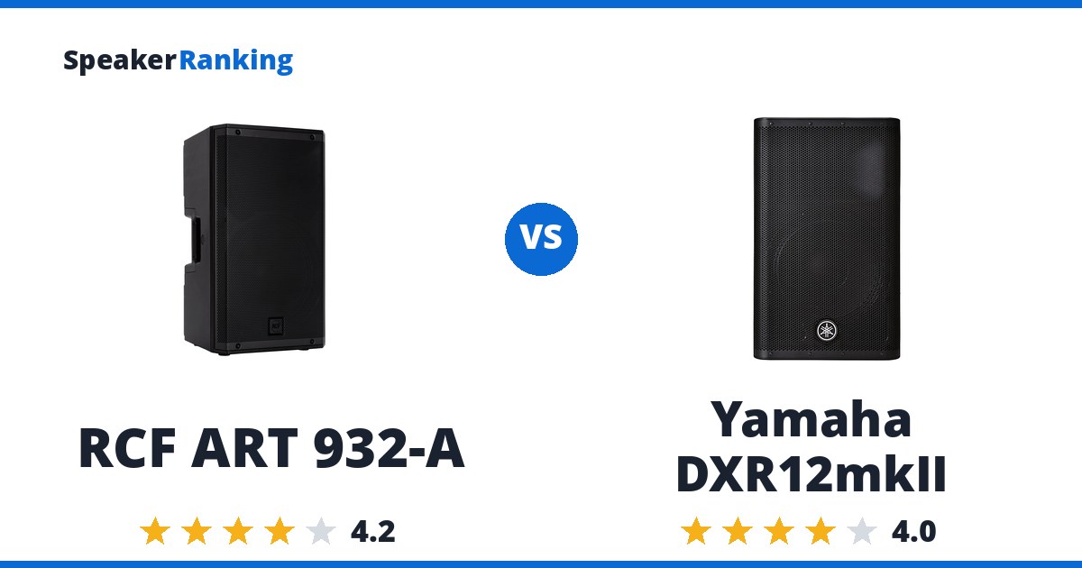 RCF ART 932-A vs Yamaha DXR12mkII
