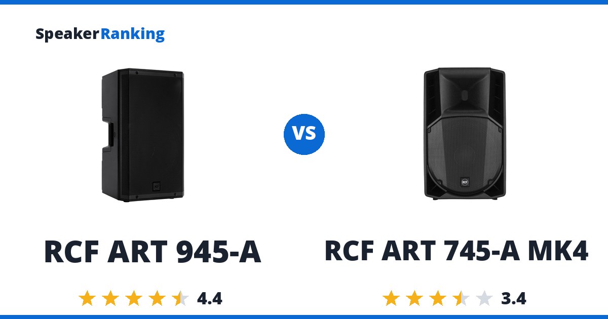 RCF ART 945-A vs RCF ART 745-A MK4