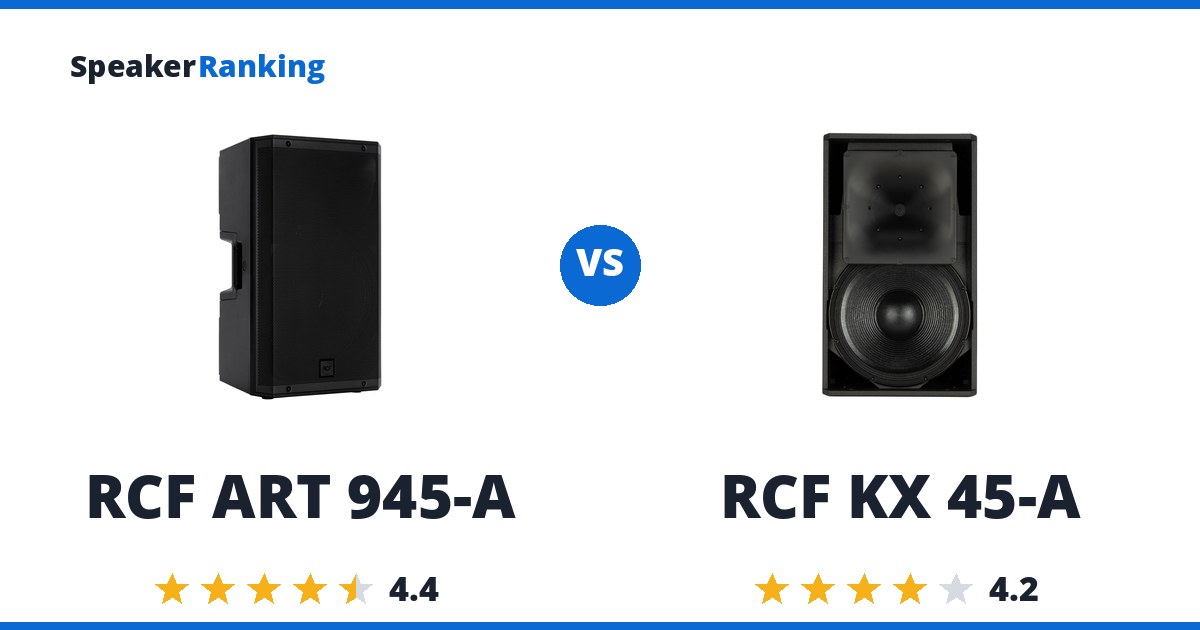 RCF ART 945-A vs RCF KX 45-A