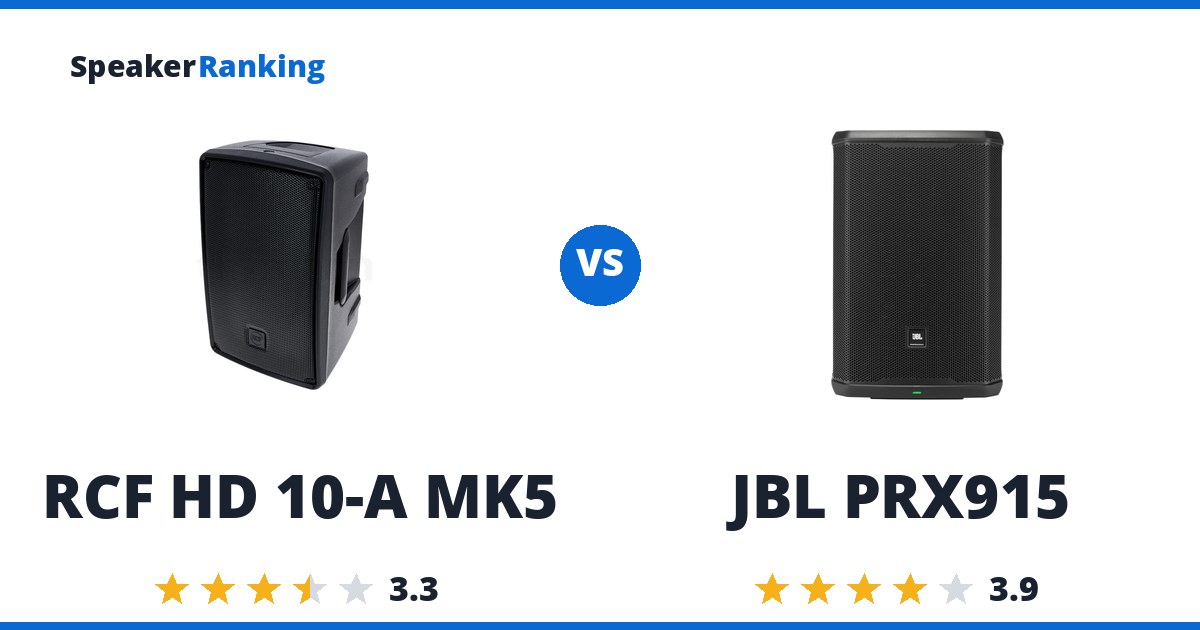 RCF HD 10-A MK5 vs JBL PRX915