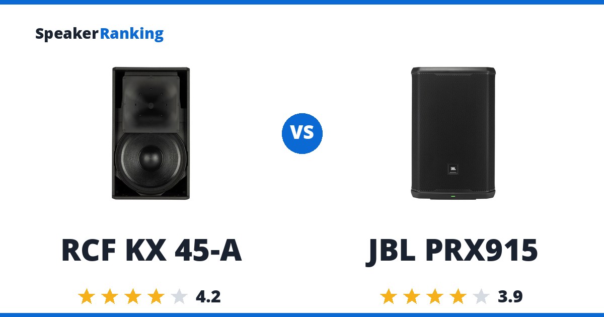 RCF KX 45-A vs JBL PRX915