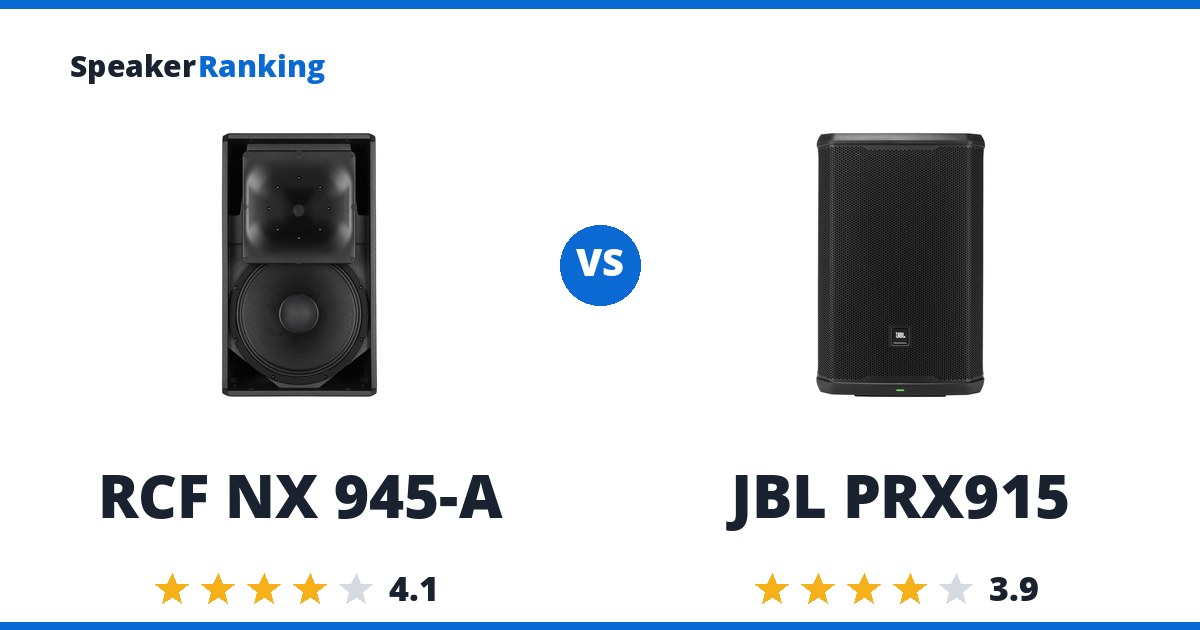 RCF NX 945-A vs JBL PRX915