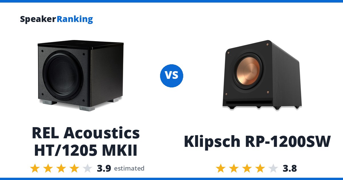 REL Acoustics HT/1205 MKII vs Klipsch RP-1200SW