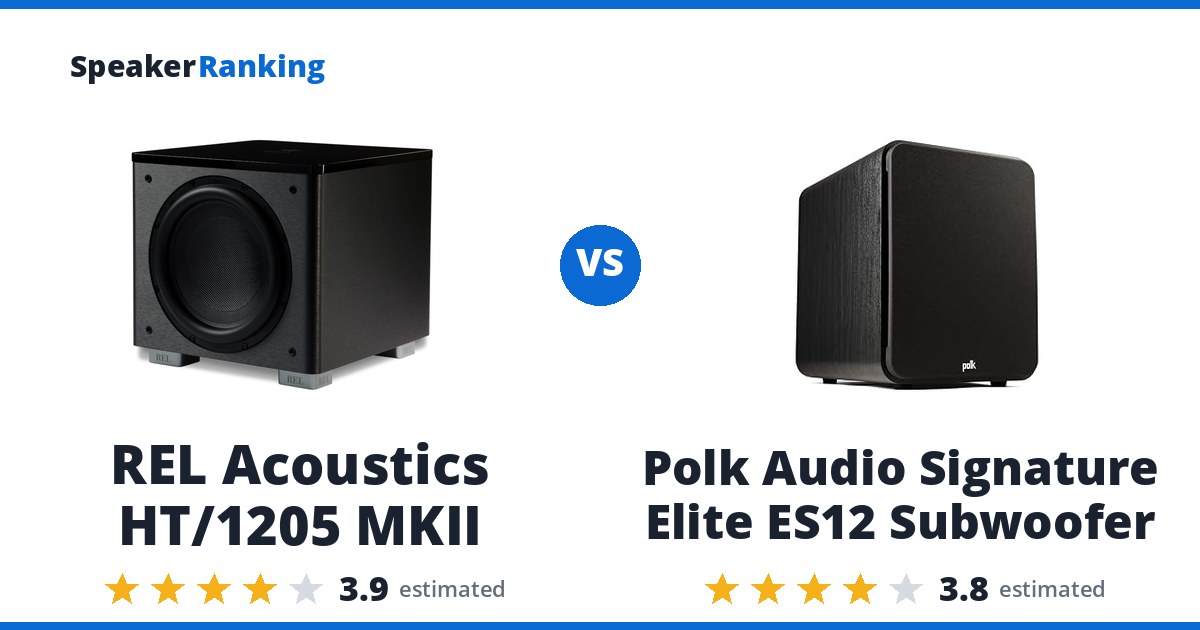 REL Acoustics HT/1205 MKII vs Polk Audio Signature Elite ES12 Subwoofer