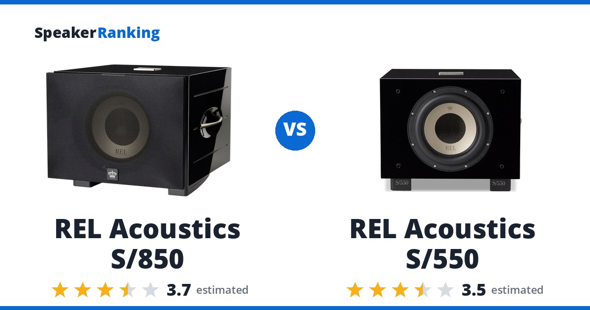 REL Acoustics S/850 vs REL Acoustics S/550