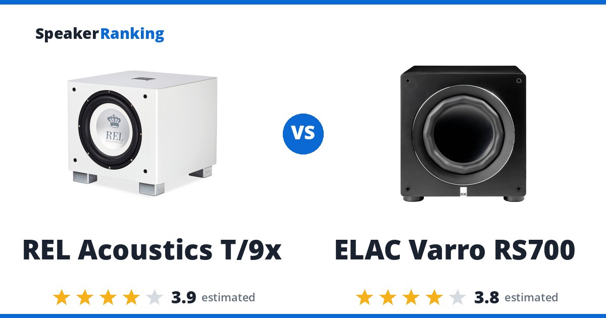 REL Acoustics T/9x vs ELAC Varro RS700