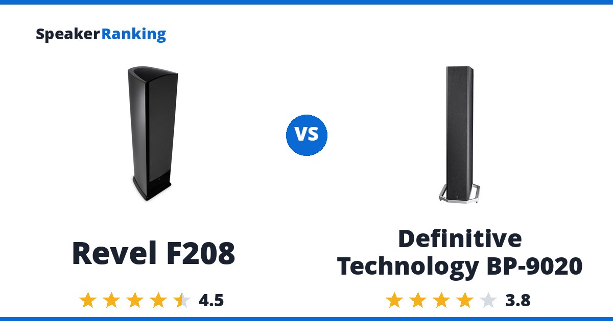 Revel F208 vs Definitive Technology BP-9020