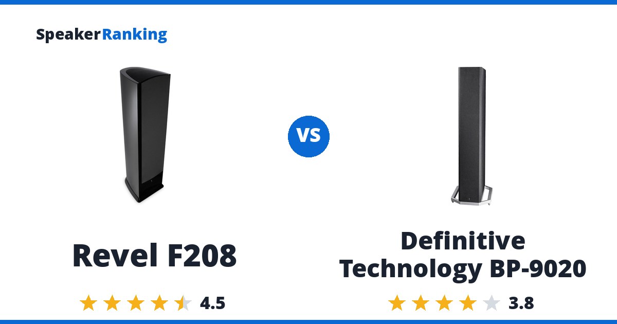 Revel F208 vs Definitive Technology BP-9020