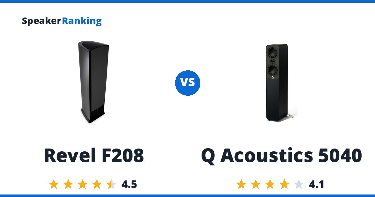 Revel F208 vs Q Acoustics 5040