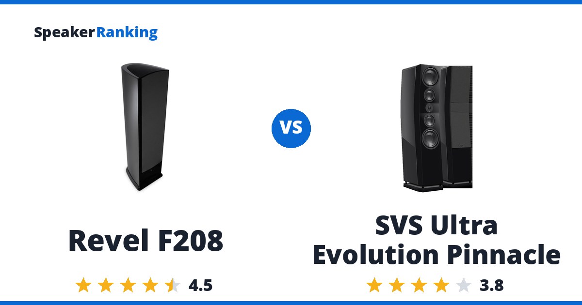 Revel F208 vs SVS Ultra Evolution Pinnacle