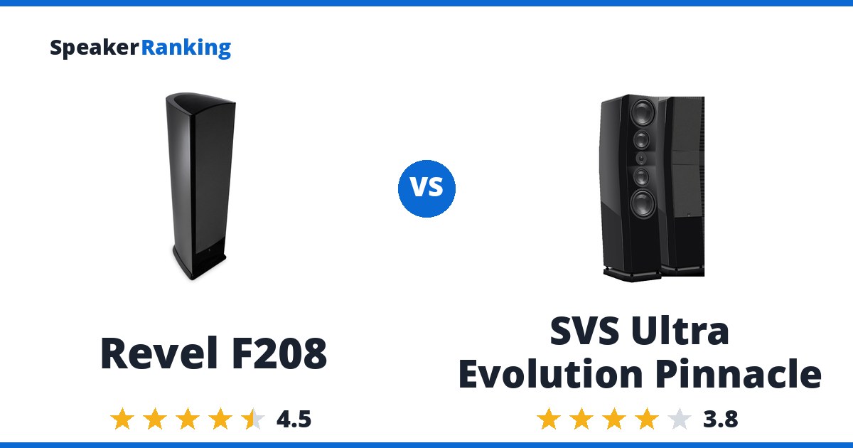 Revel F208 vs SVS Ultra Evolution Pinnacle