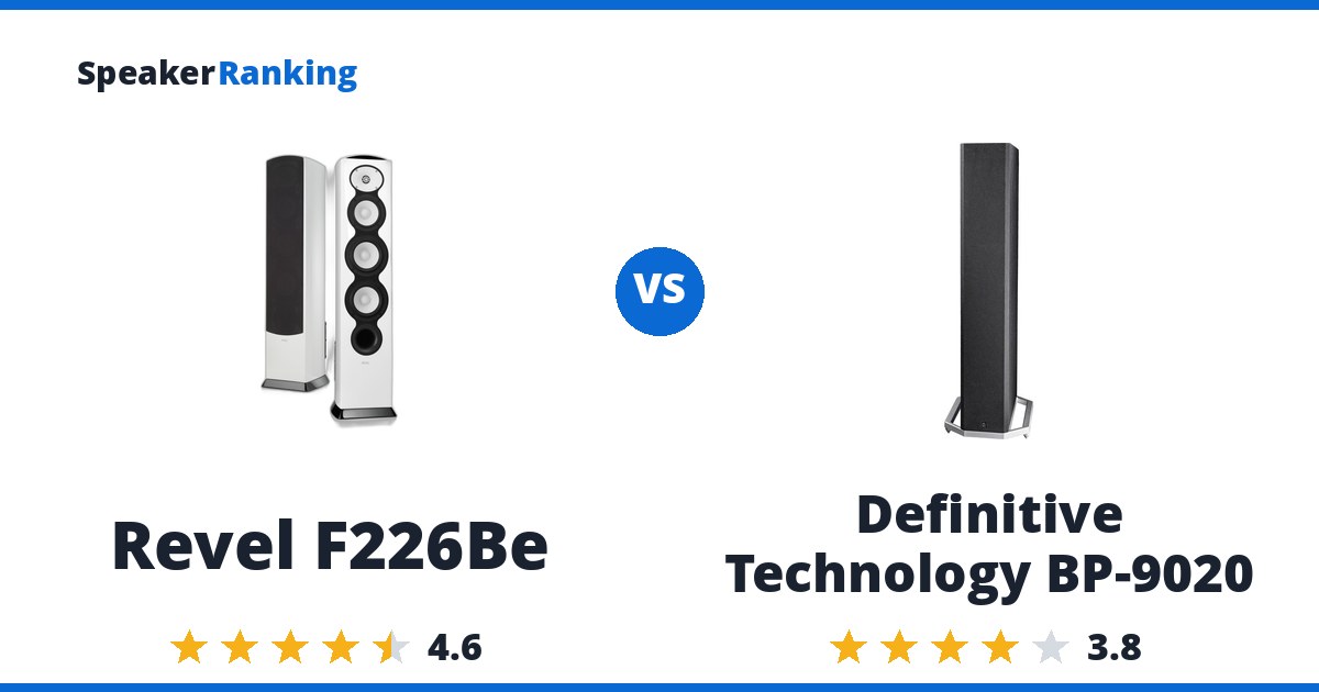Revel F226Be vs Definitive Technology BP-9020