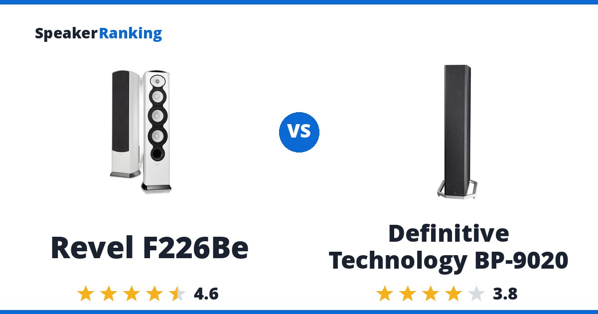 Revel F226Be vs Definitive Technology BP-9020