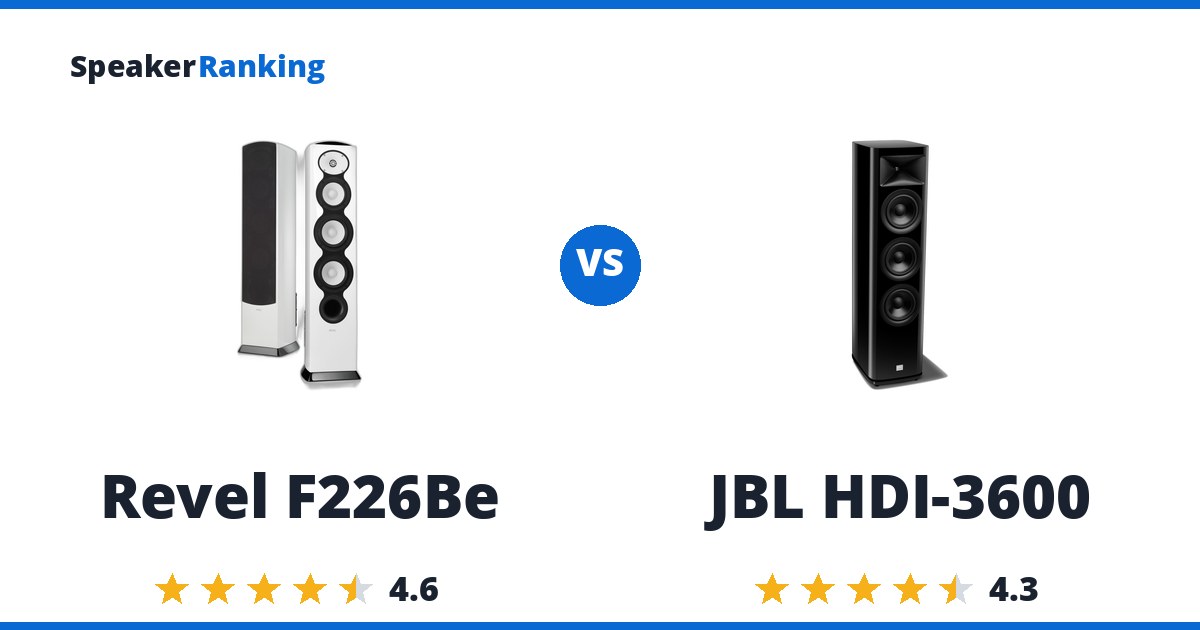 Revel F226Be vs JBL HDI-3600