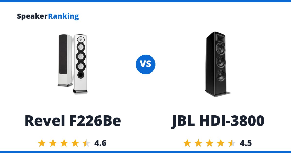 Revel F226Be vs JBL HDI-3800