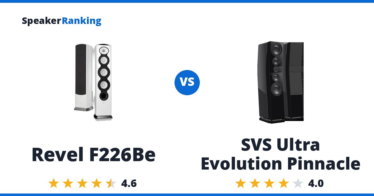 Revel F226Be vs SVS Ultra Evolution Pinnacle