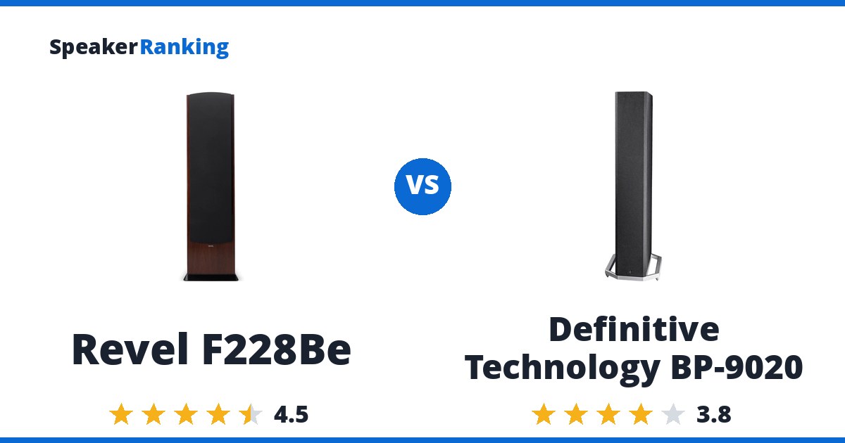 Revel F228Be vs Definitive Technology BP-9020