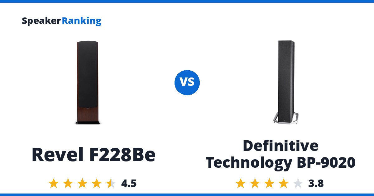Revel F228Be vs Definitive Technology BP-9020
