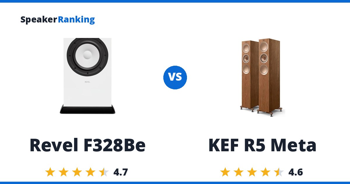Revel F328Be vs KEF R5 Meta
