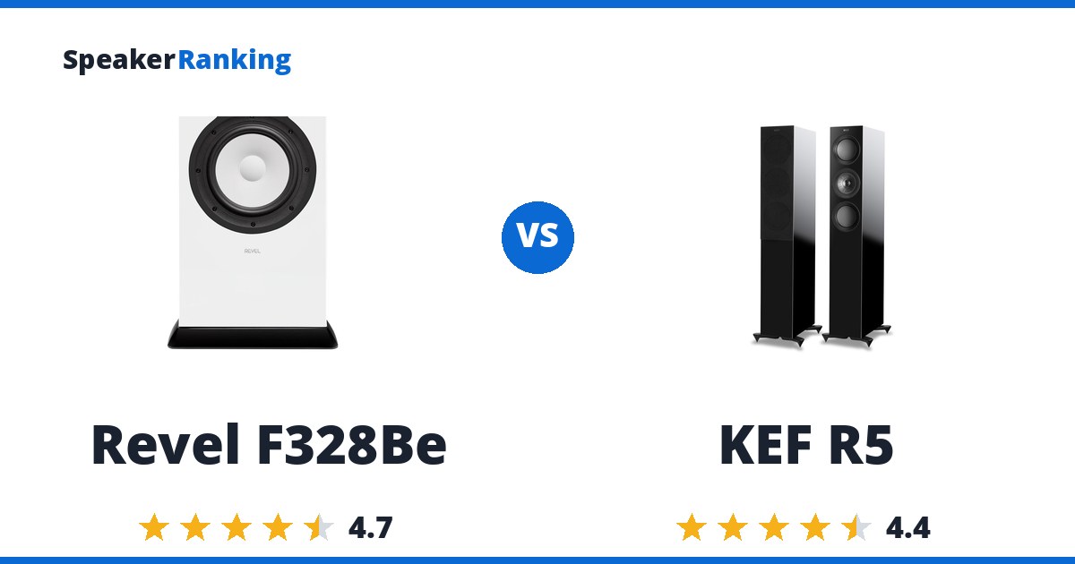 Revel F328Be vs KEF R5
