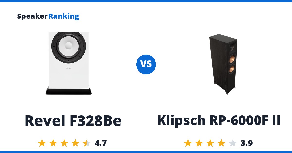 Revel F328Be vs Klipsch RP-6000F II