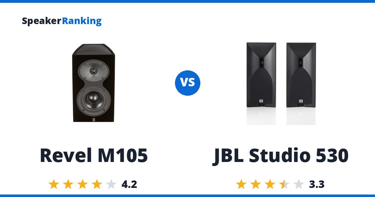 Revel M105 vs JBL Studio 530